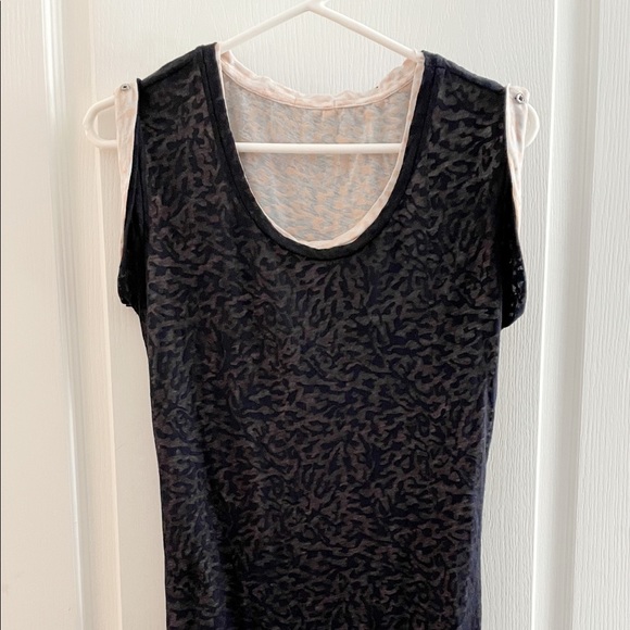 Scotch & Soda Double Layer Sleeveless Top w Belt - Picture 4 of 8